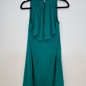 Meadow Rue Green Ruffled Backless Sundress Anthropologie